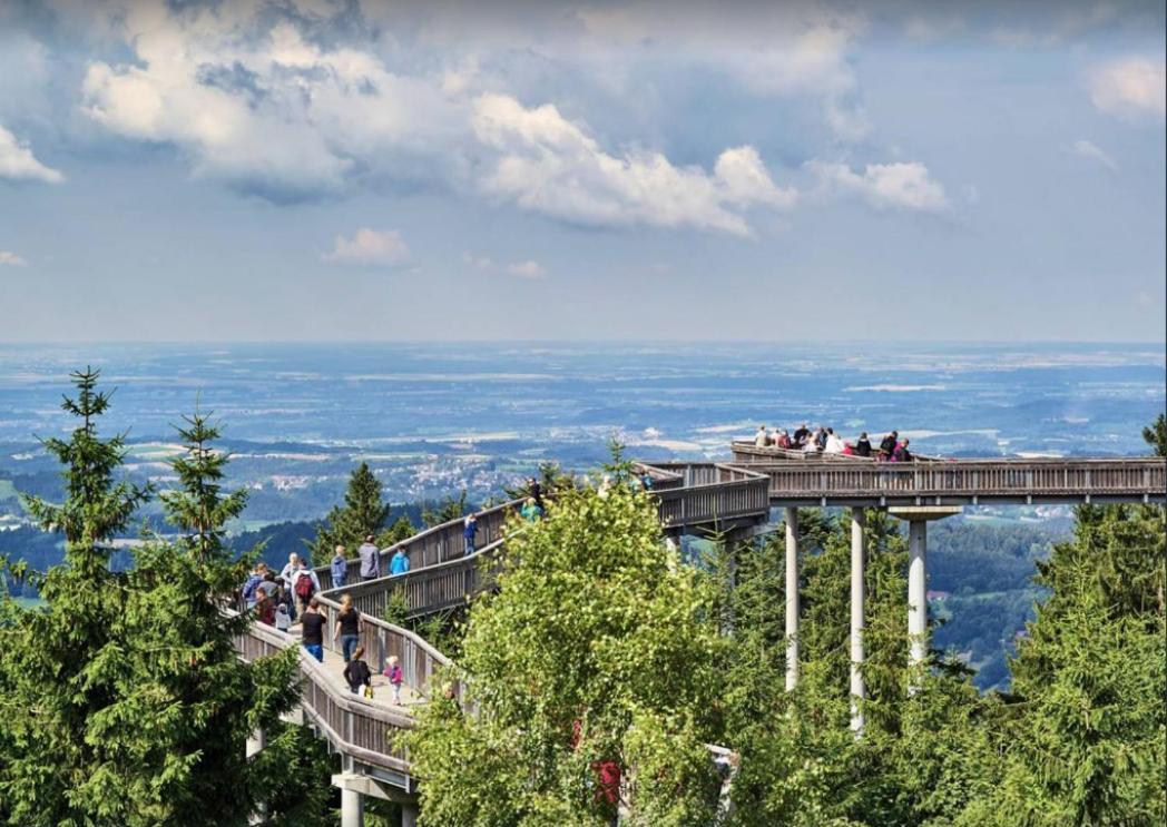 Ferienwohnung Mit Extra Schlafzimmer Und Blick In Den Bayrischen Wald Oberhalb Von Sankt Engelmar 상트엥글마 외부 사진